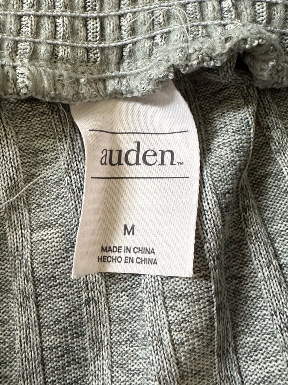 Women's Auden Super Soft Rib Knit Lettuce Hem Bootcut Flare Lounge Pants - Picture 5 of 5